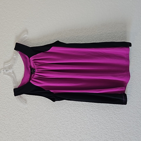 Worthington Tops - Woman's Sleeveless Color Block Blouse